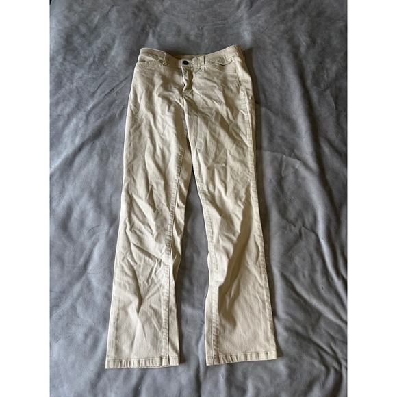 Christopher & Banks Pants - Christopher & Banks Signature Slimming Khaki Pants Tan Straight Leg Womens 6